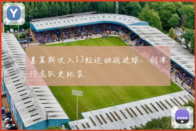 基莱斯攻入13粒运动战进球，创津门虎队史纪录