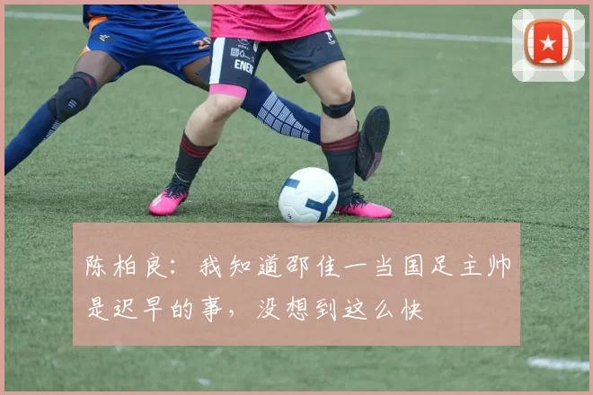 陈柏良：我知道邵佳一当国足主帅是迟早的事，没想到这么快