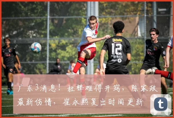 广东3消息！杜锋难得开窍，陈家政最新伤情，崔永熙复出时间更新